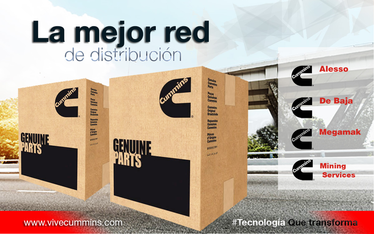 Cummins la mejor red de distribución en México y Centro América