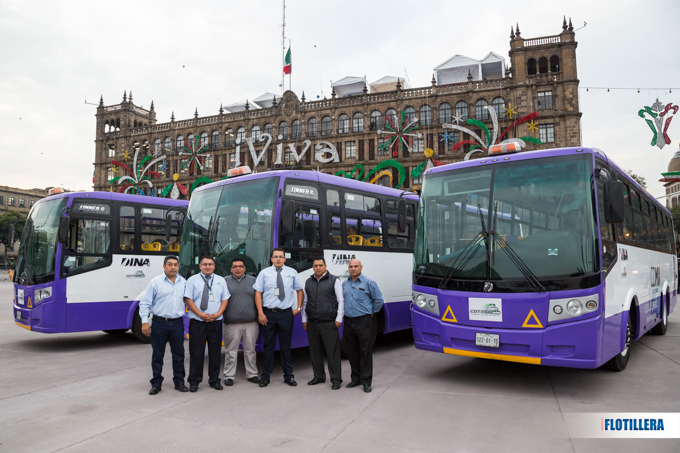 Autobuses listos para nuevo corredor