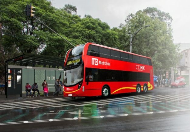 Llegan vehículos para la Línea 7 del Metrobús