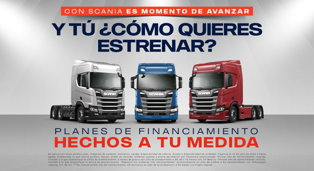 Scania lanza promociones para vender camiones.