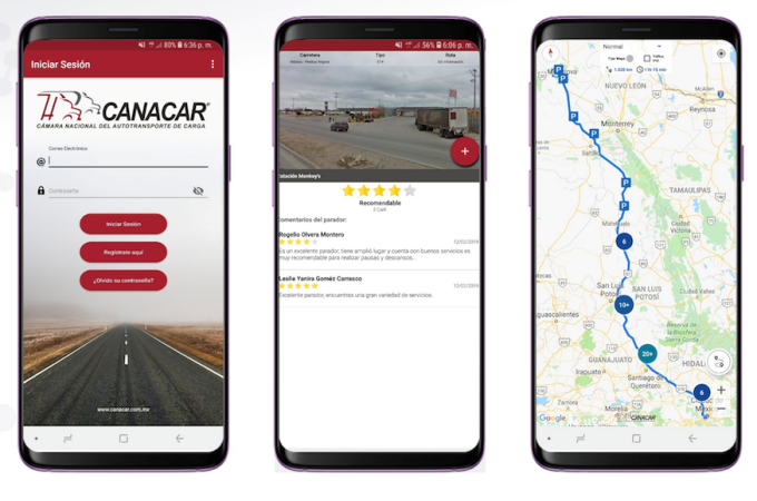 App “Paraderos Seguros”, para participantes del Distintivo Canacar